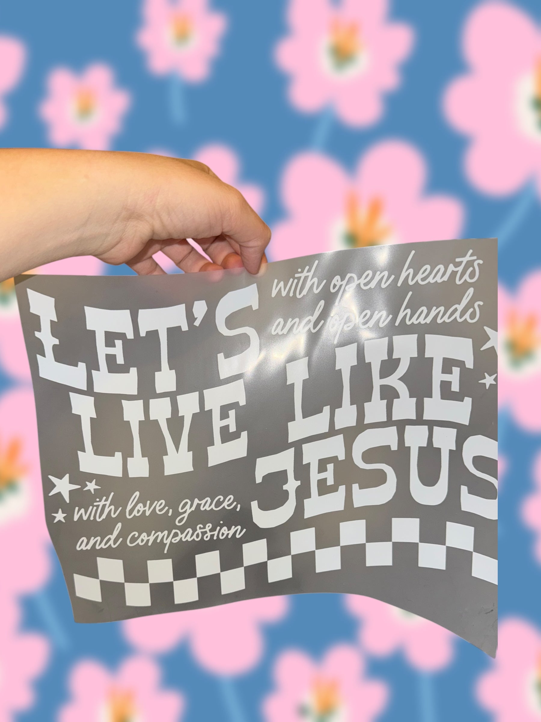 Live like Jesus (adult)